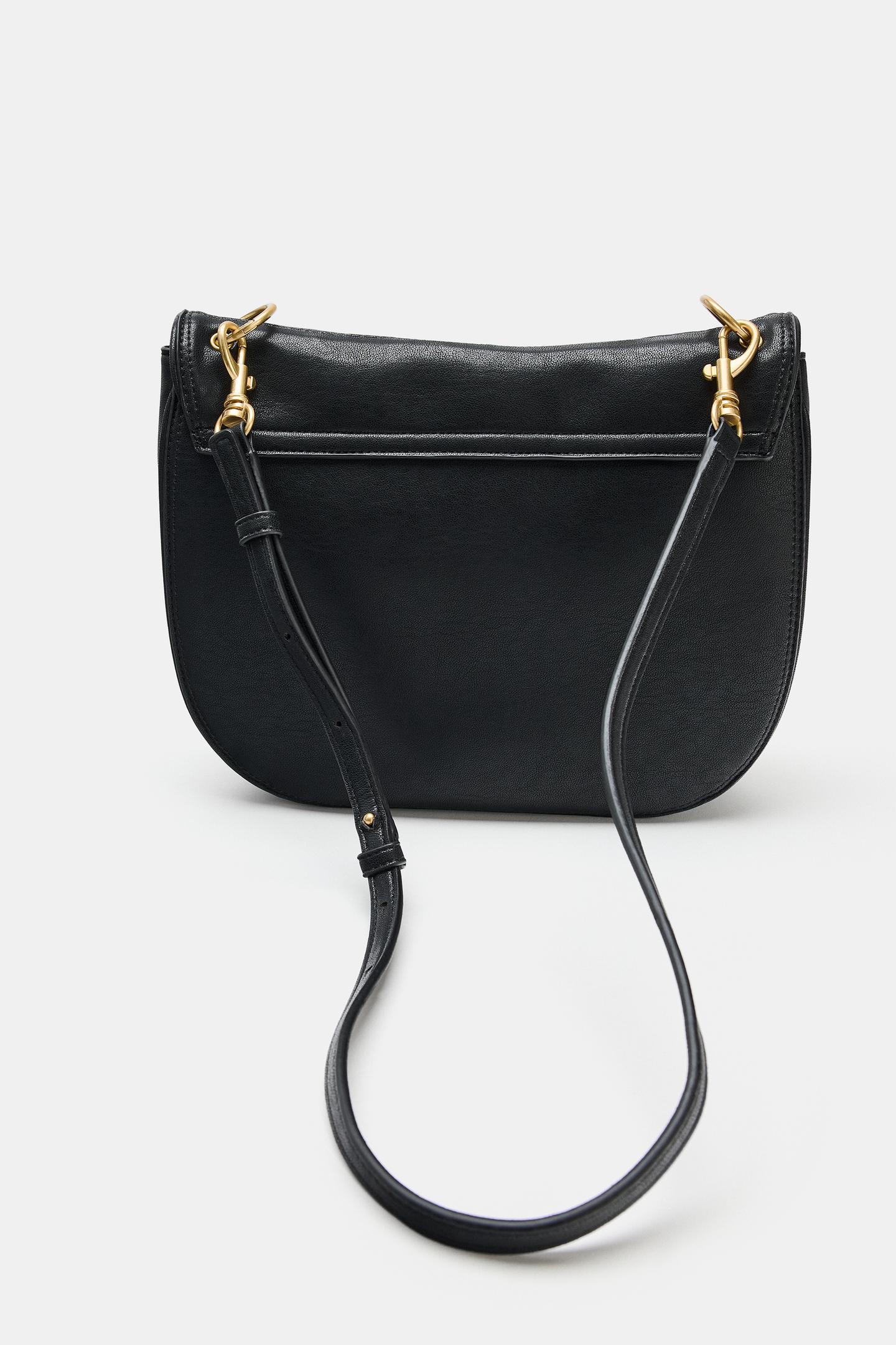 Сумка Zara Soft Crossbody, цвет: Чёрный — фото 2