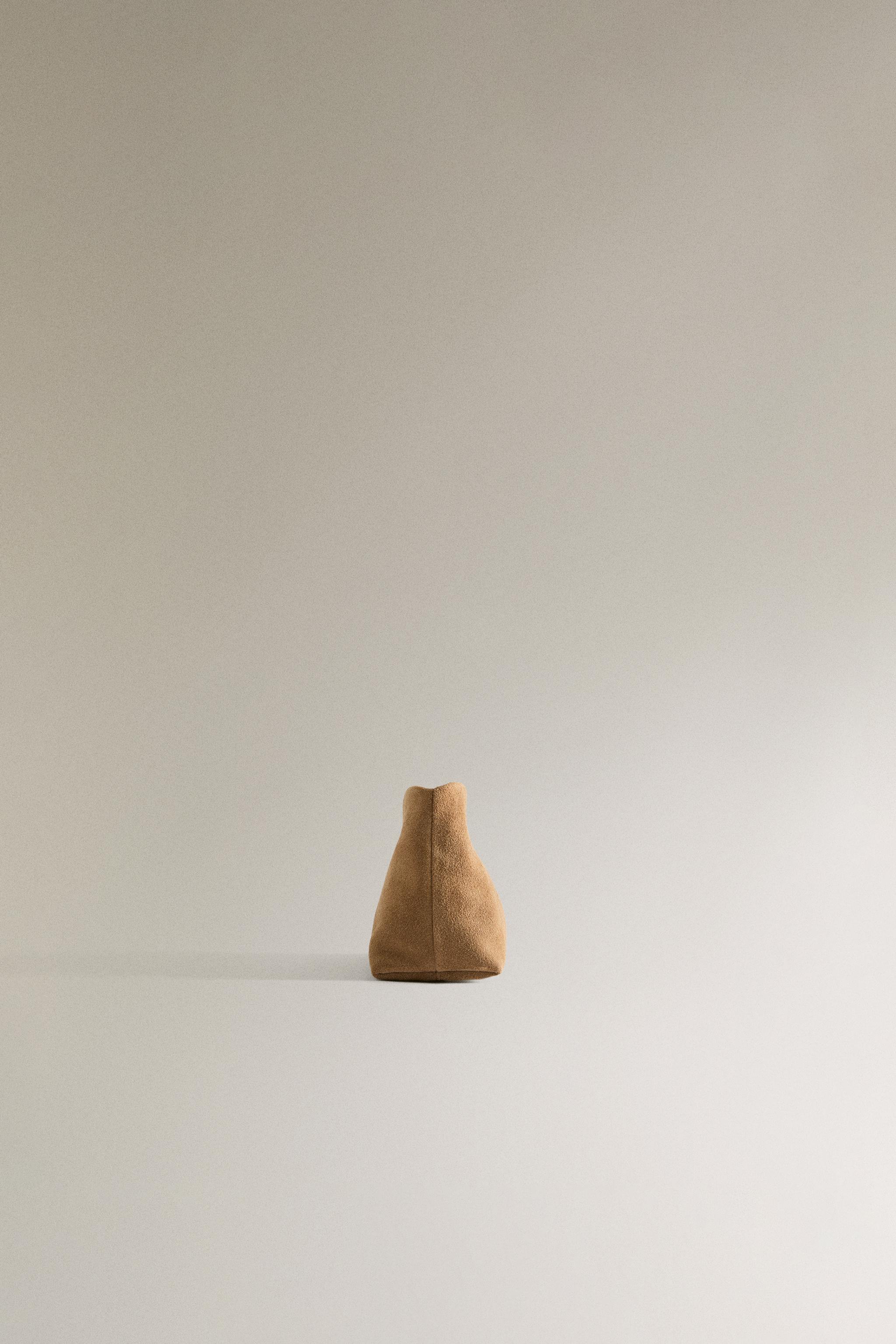 TROUSSE DE TOILETTE CROÛTE CUIR PETIT FORMAT