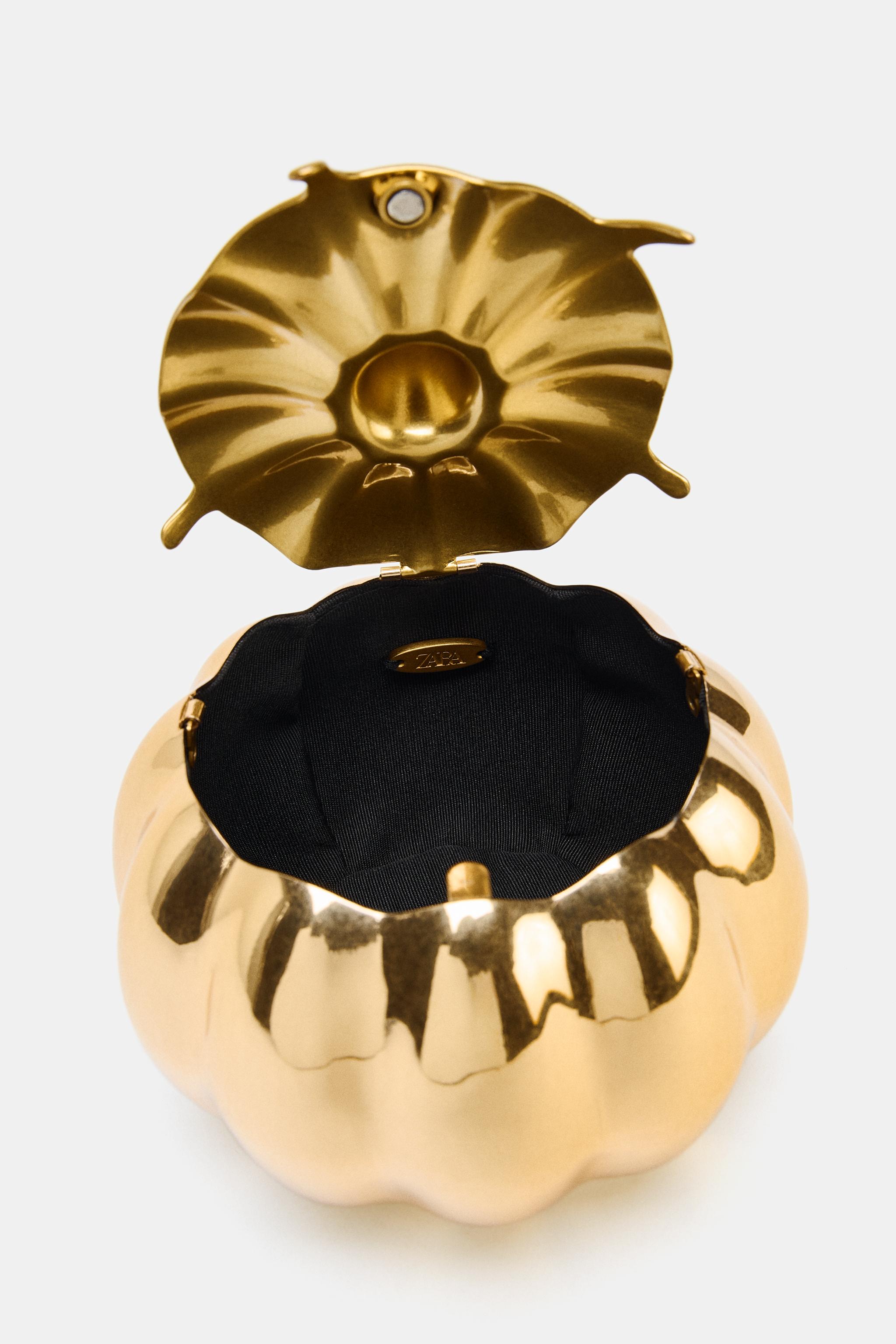 METALLIC EFFECT RIGID BOX BAG