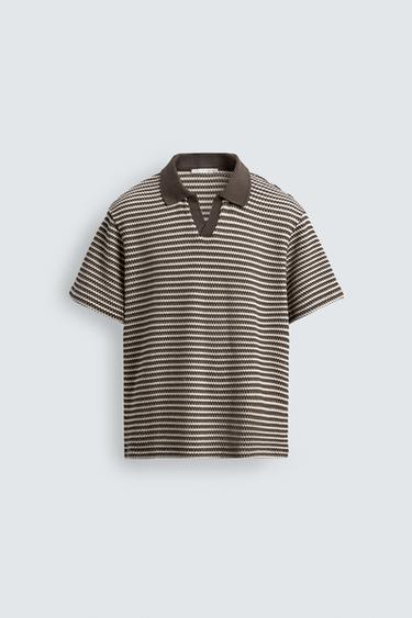 POLO ESTRUCTURA RAYAS - rayas de Zara - Imagen 0