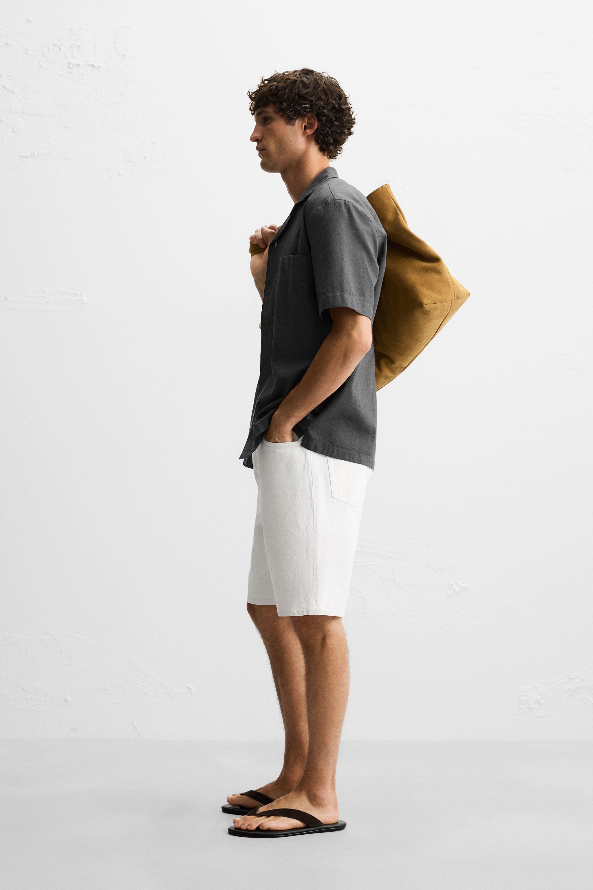 CHEMISE EN COTON ET LIN
