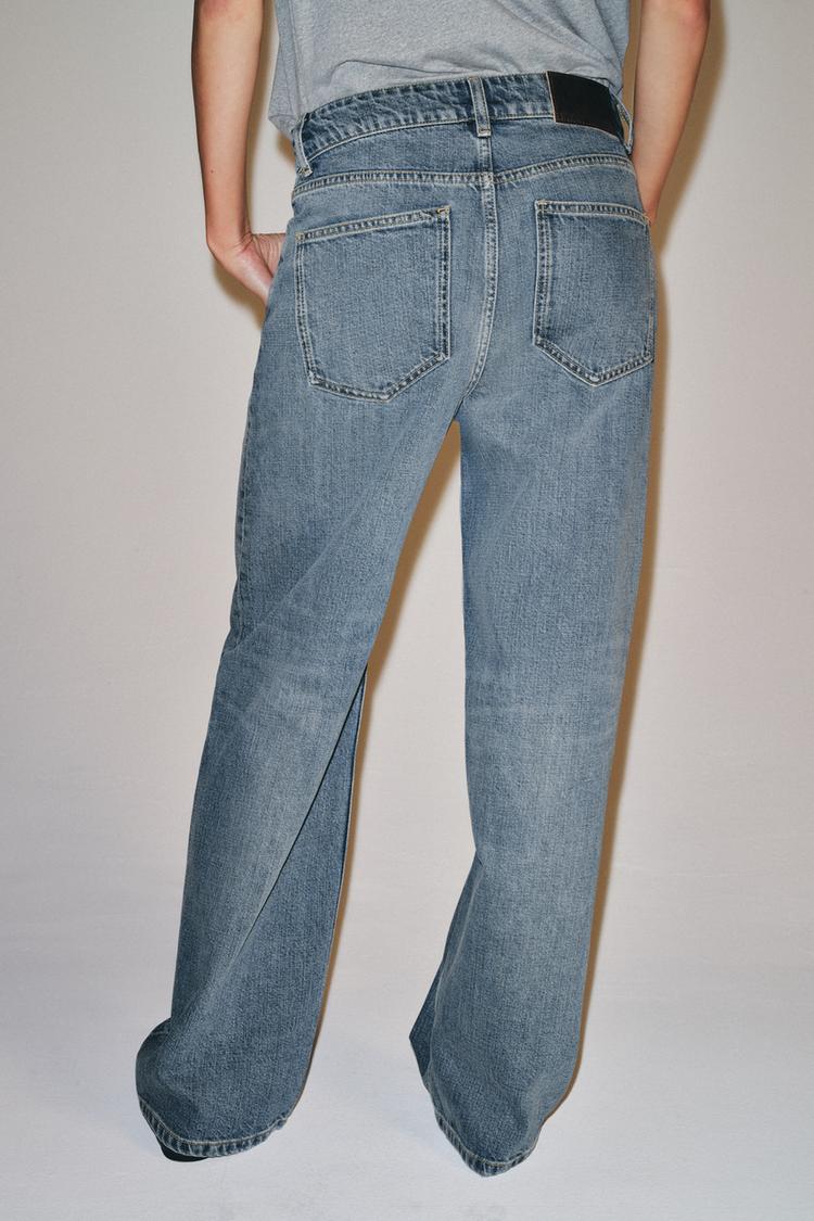JEANS COLECCIÓN ZW CORTE RELAJADO PIERNA ANCHA CINTURA BAJA 3