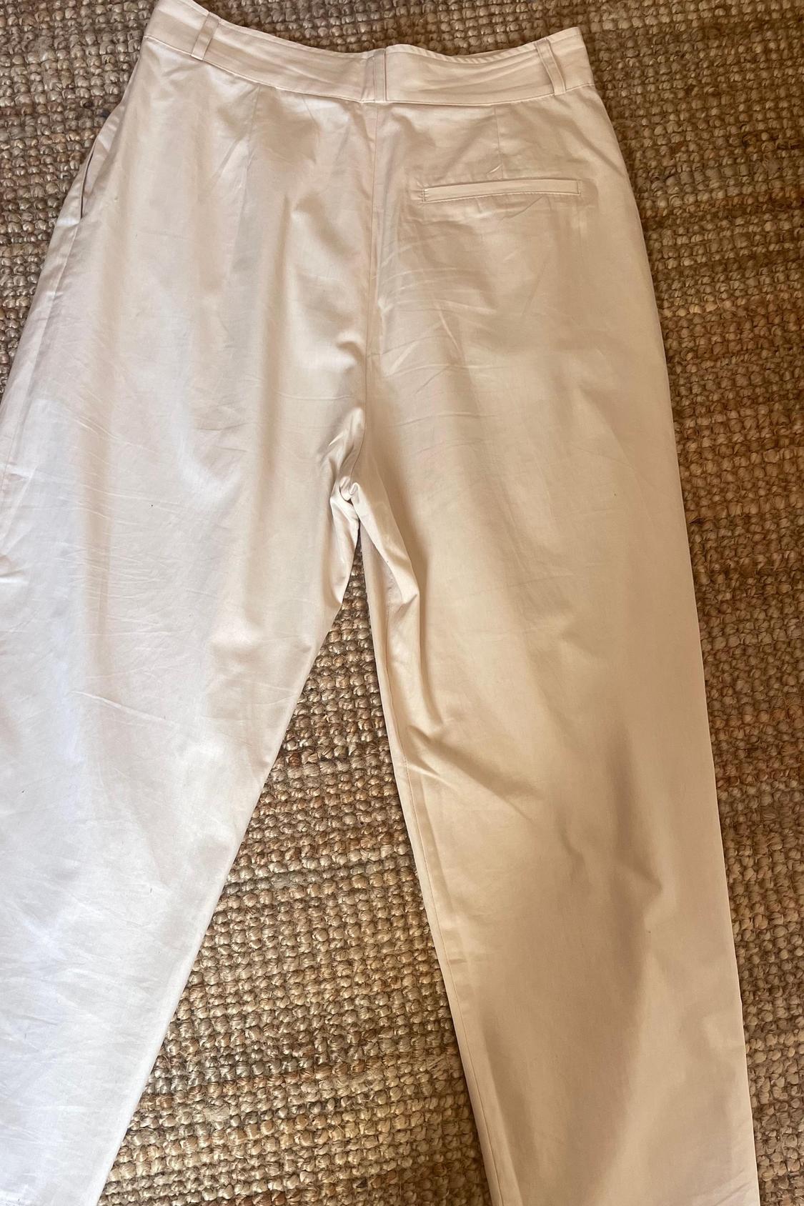 CHINO TROUSERS WITH DARTS - Image 4