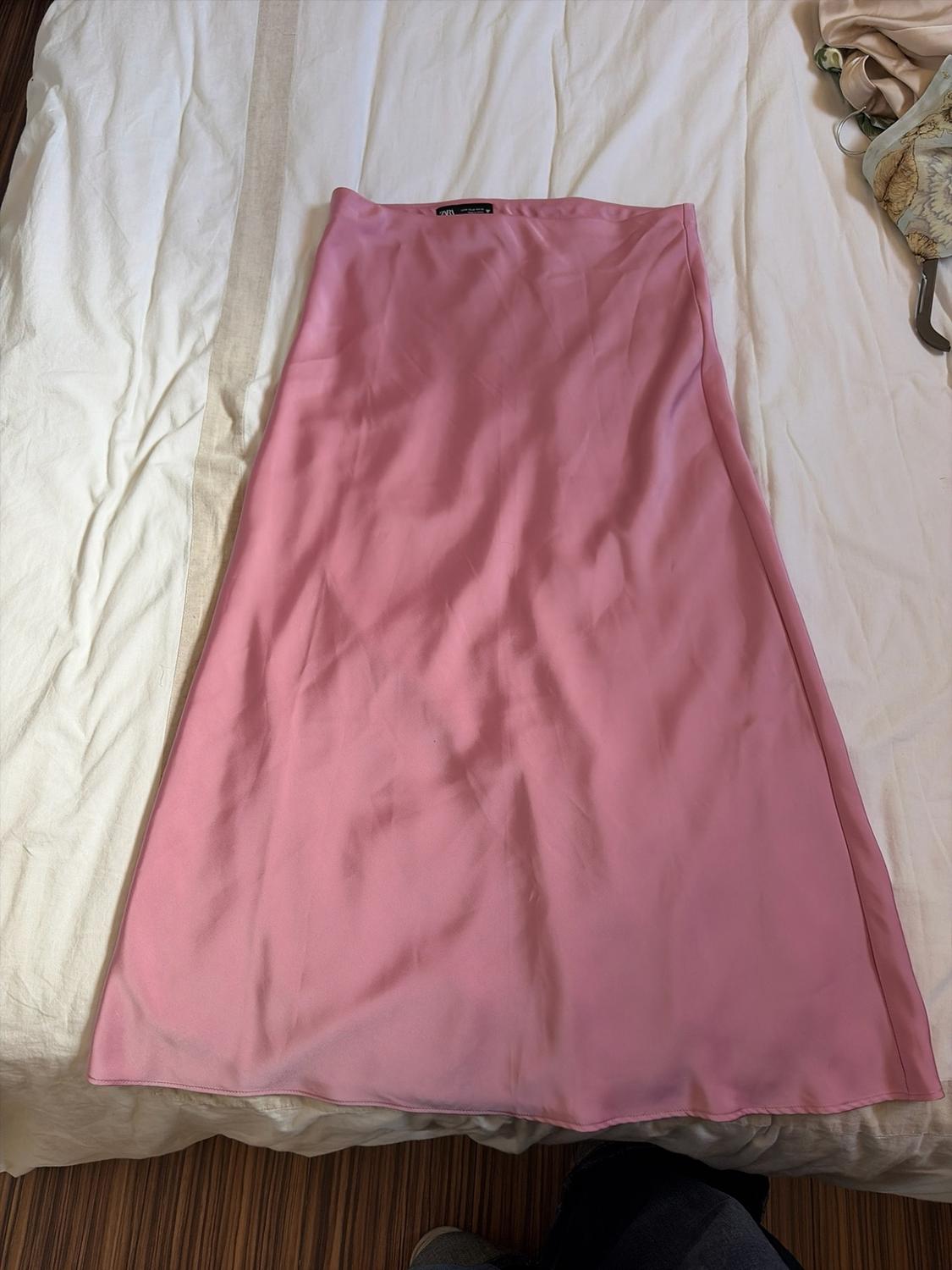 SATIN MIDI SKIRT - Image 2
