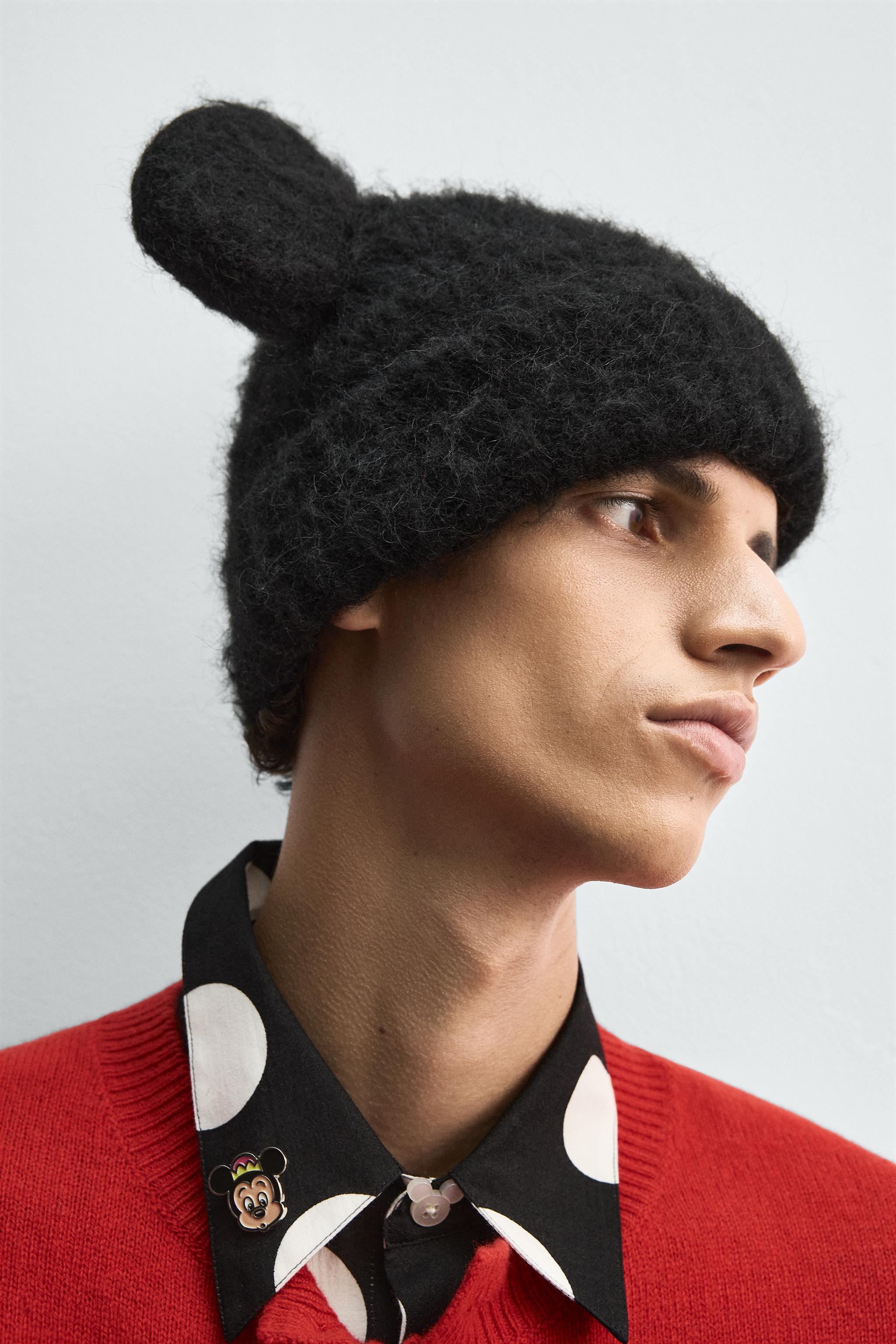 ミニーマウスパッチ カーディガン HARRY LAMBERT FOR ZARA X DISNEY