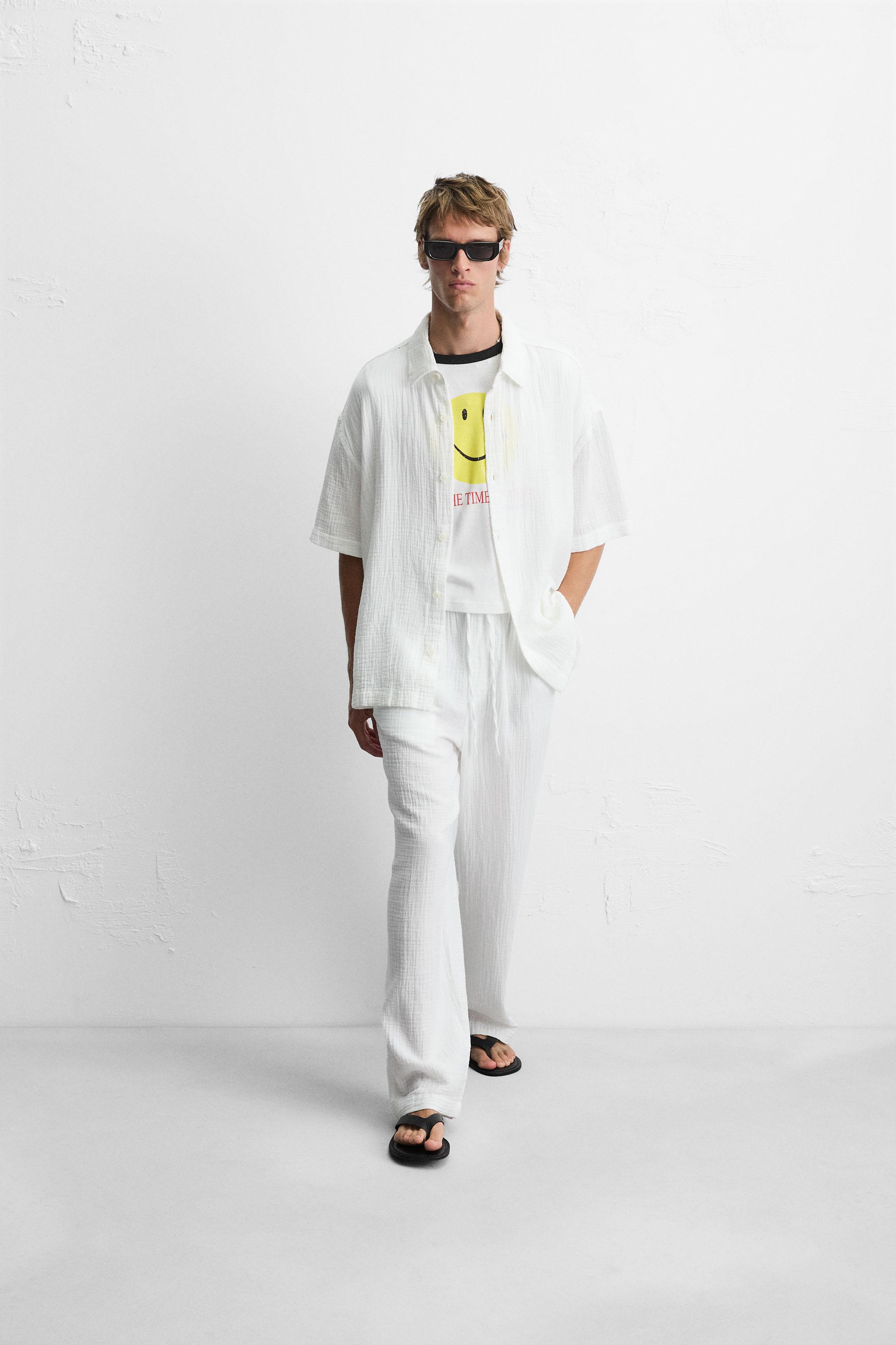 CHEMISE EFFET FROISSÉ