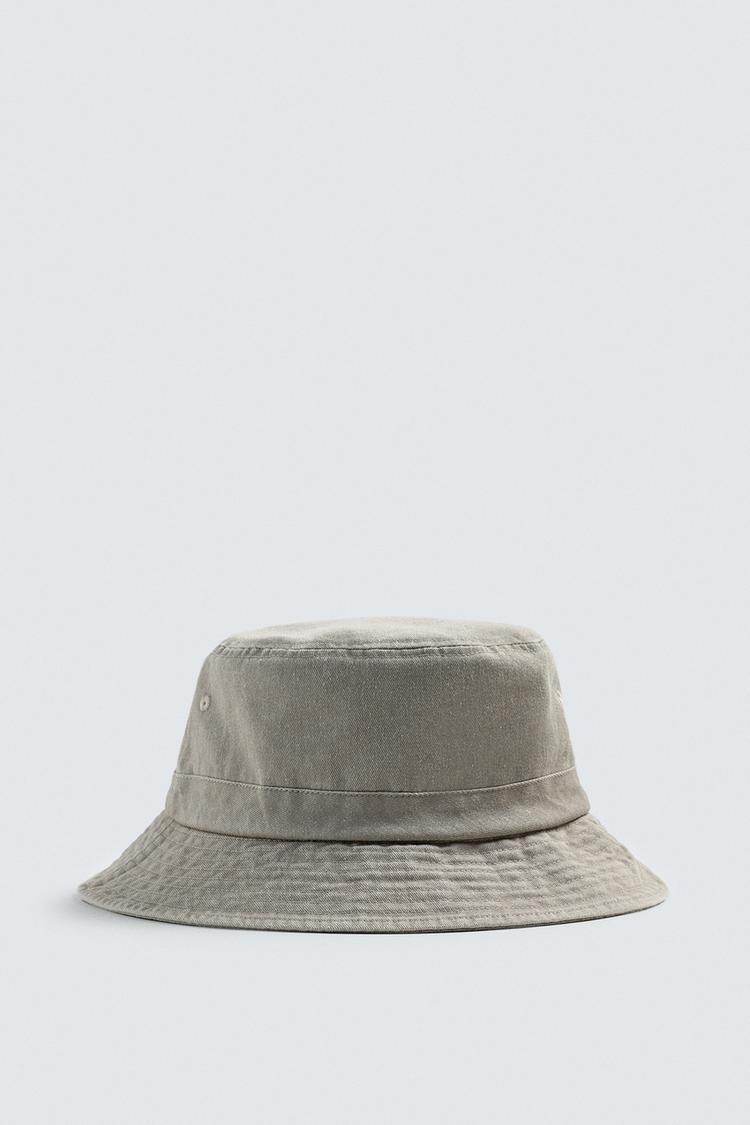 ZARA WASHED BUCKET HAT
