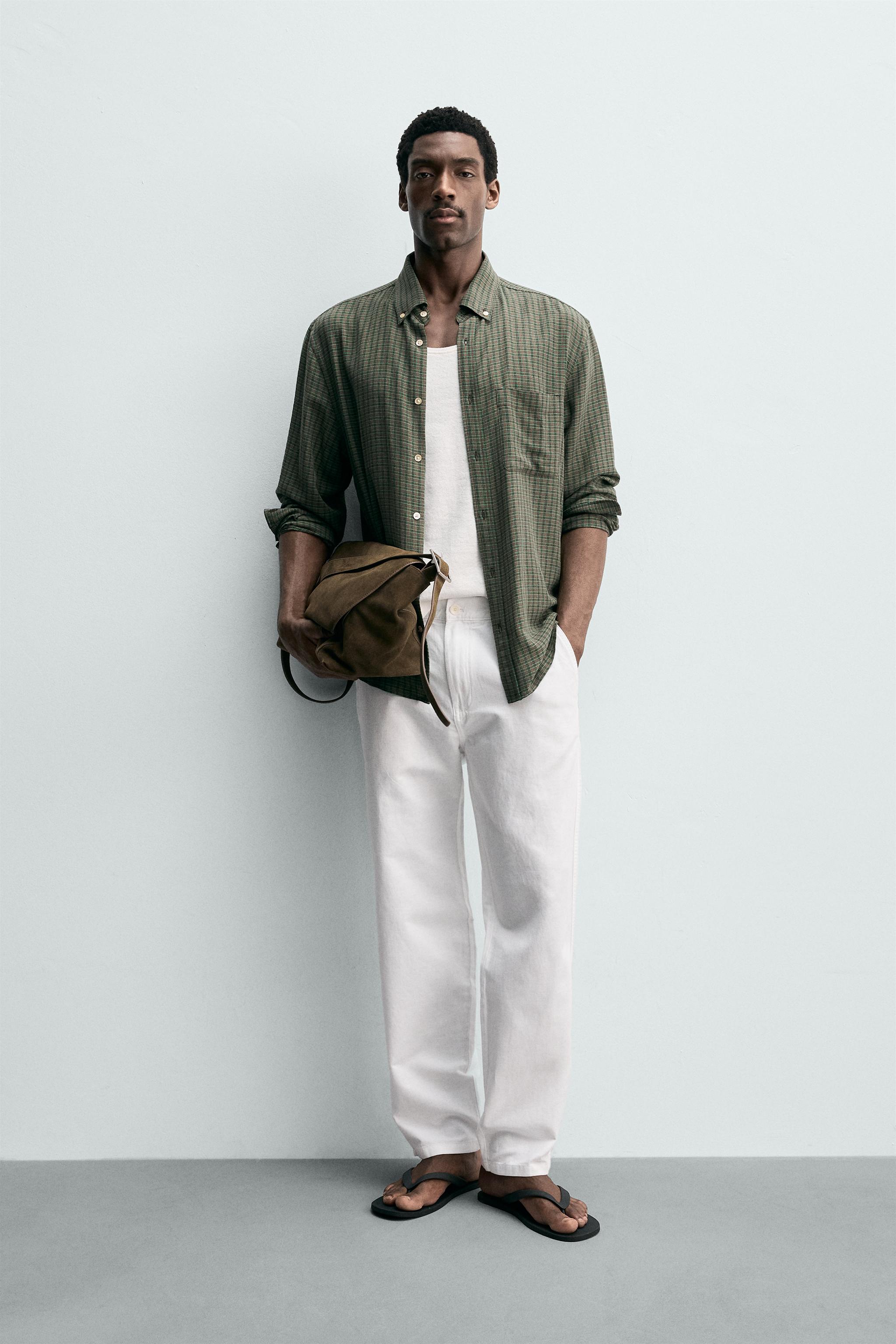 FLOWING STRAIGHT-LEG TROUSERS