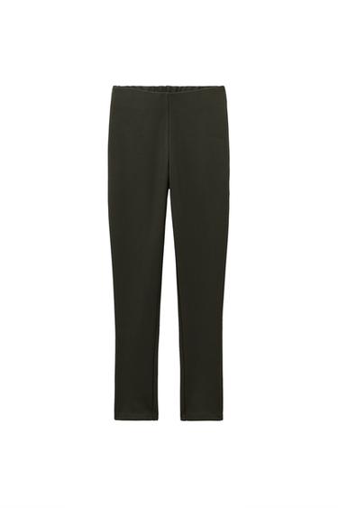 HIGH-WAIST CREPE LEGGINGS