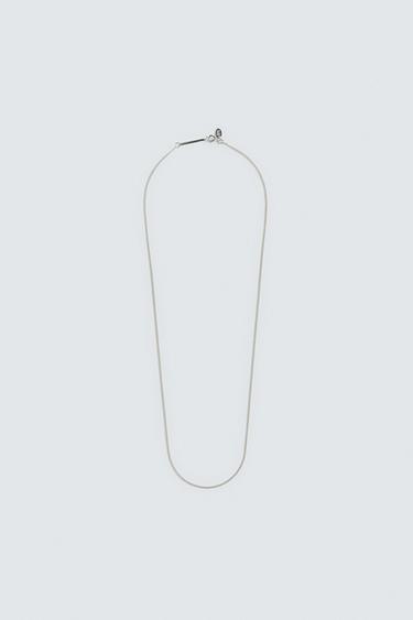 ЦЕПОЧКА ИЗ ЗВЕНЬЕВ ИЗ НЕРЖАВЕЮЩЕЙ СТАЛИ — СЕРЕБРИСТЫЙ от Zara
