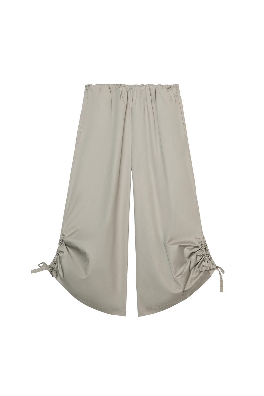 ADJUSTABLE HEM CULOTTE PANTS - image 3