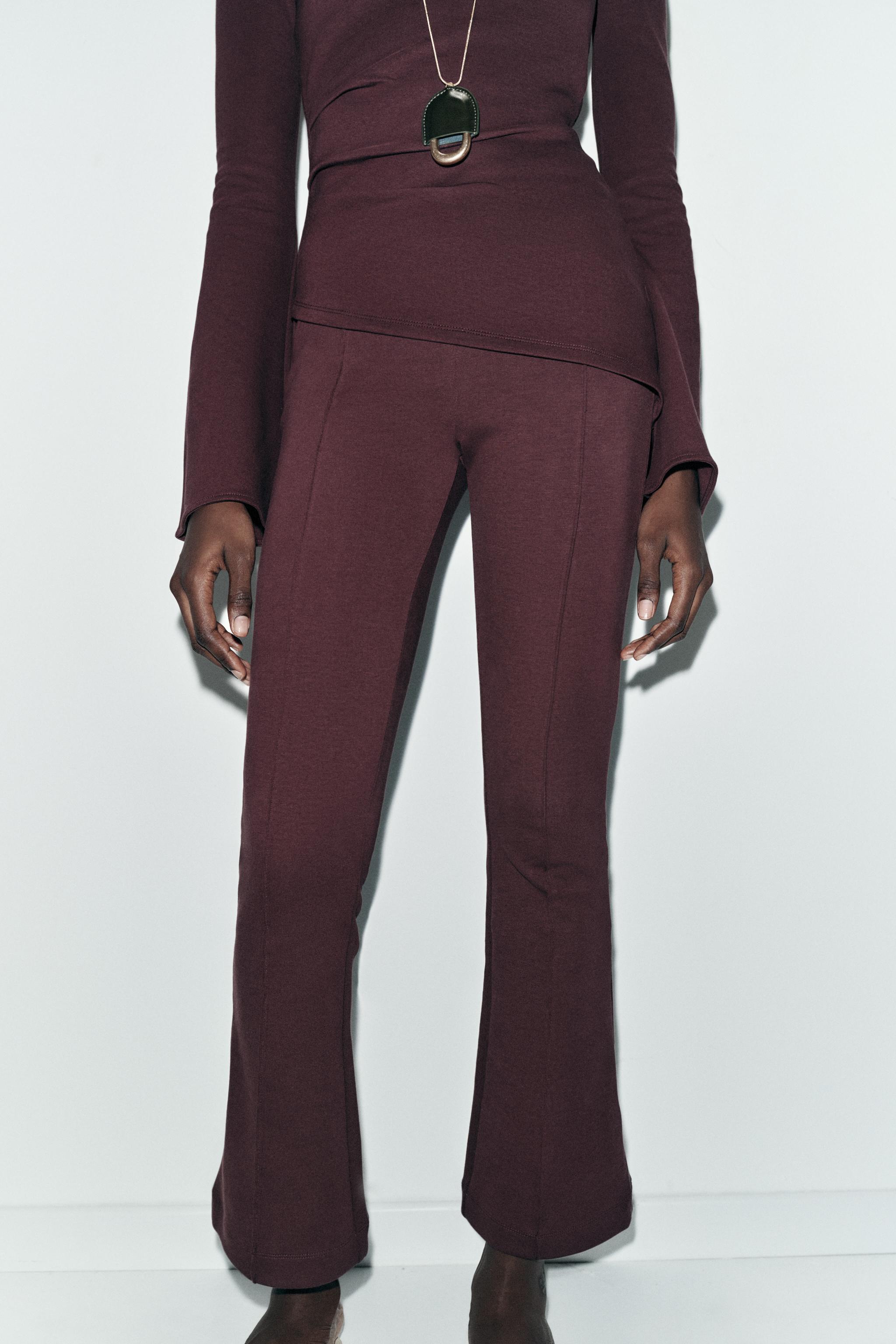 PANTALON INTERLOCK FLARE NERVURE