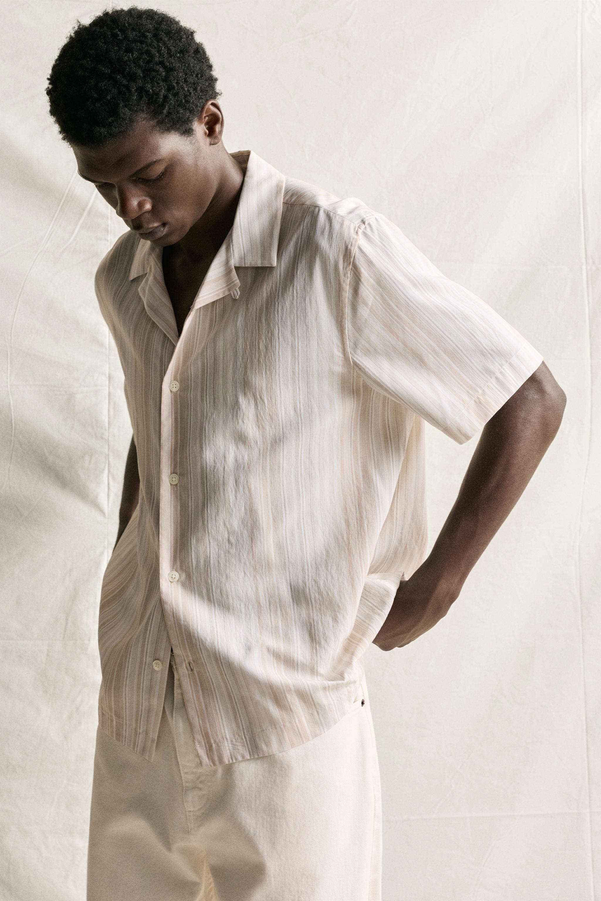 REGULAR FIT STRIPED SHIRT