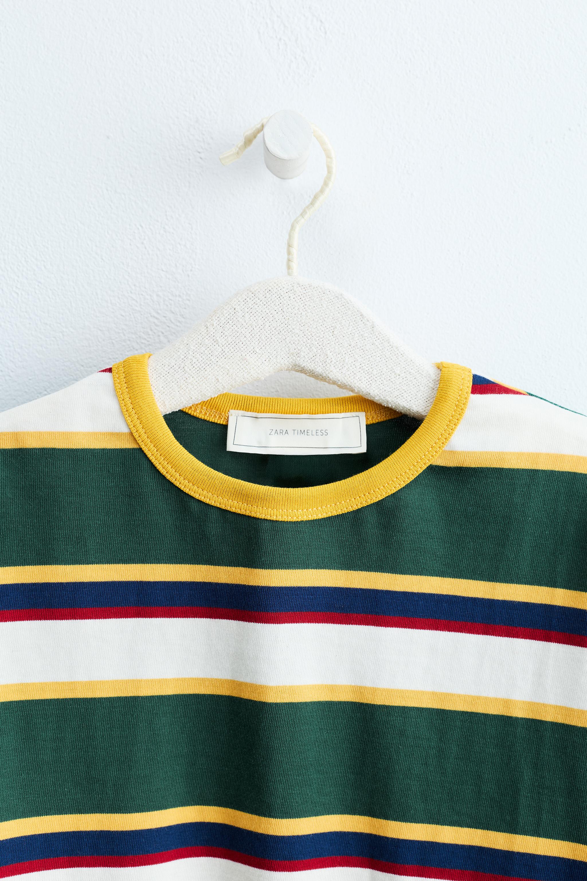 ZARA TIMELESS - STRIPED PRINT T-SHIRT