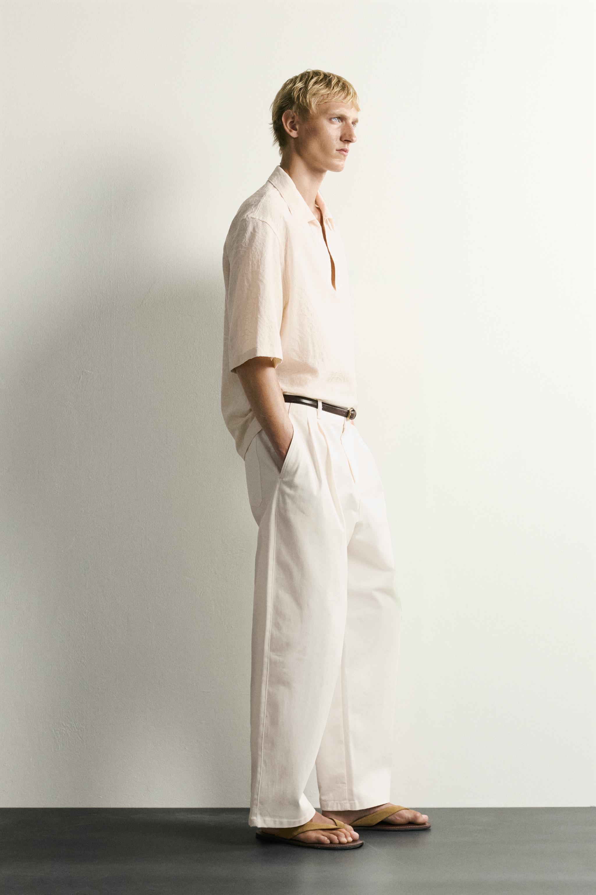 CHEMISE POLO RELAXED FIT JACQUARD