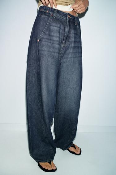 Z1975 BALLOON SEAM JEANS - Blue by Zara