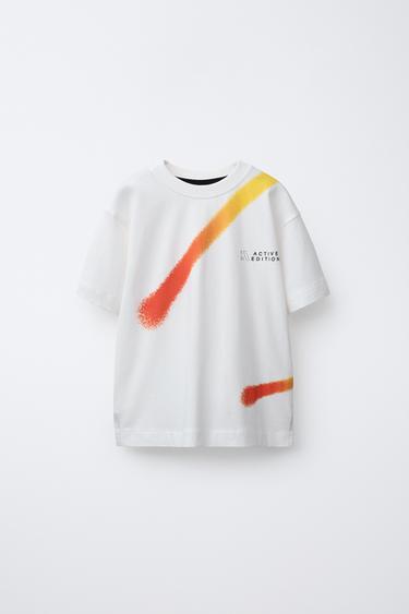 T-SHIRT SPORTY - Blanc de Zara