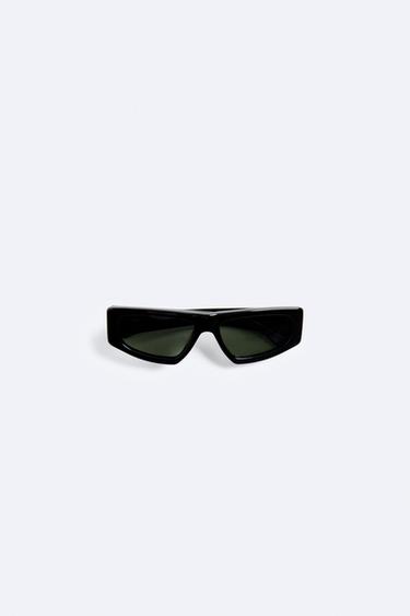 ÓCULOS DE SOL RETANGULARES - Preto da Zara