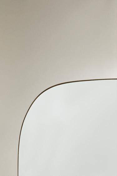WALL MIRROR WITH ROUND FRAME - Golden by Zara - Image 1