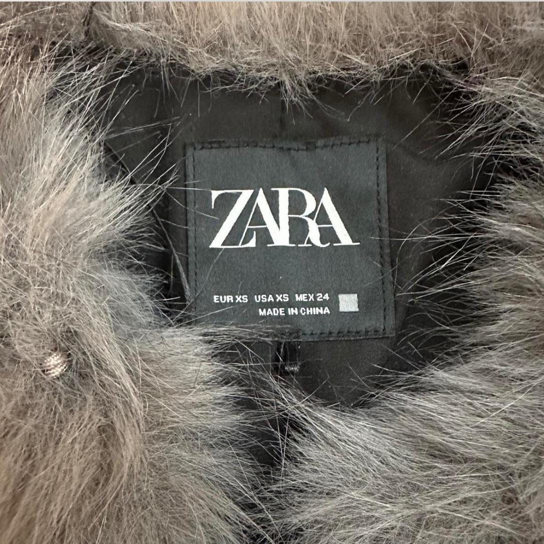 FAUX FUR SHORT COAT - Image 3