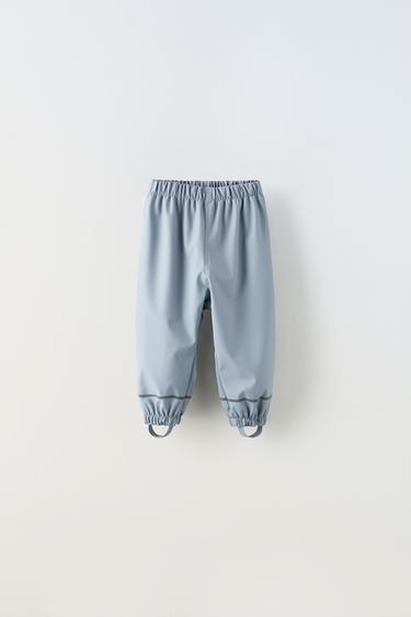 ПРОРЕЗИНЕННЫЕ БРЮКИ WATER-REPELLENT — СИНИЙ от Zara — изображение 0