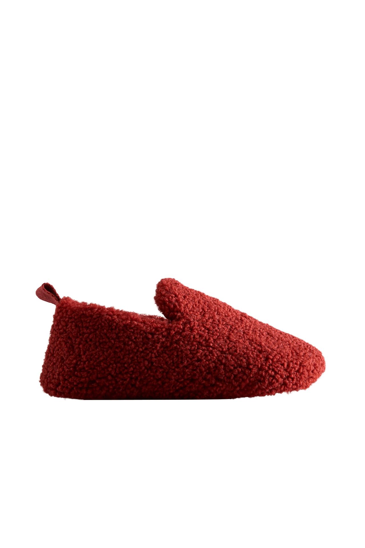 KIDS' FAUX SHEARLING SLIPPERS
