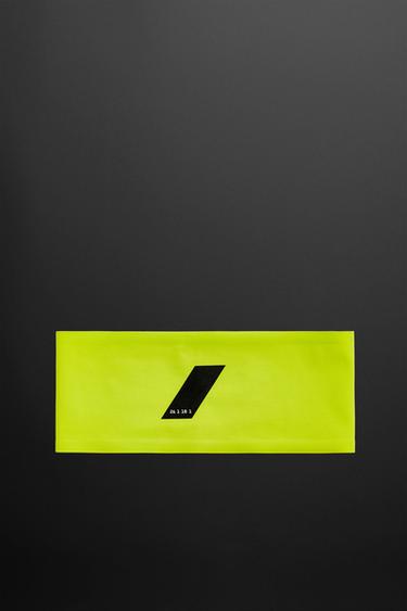 ELASTIC SPORTS HEADBAND - Lime by Zara - Image 1