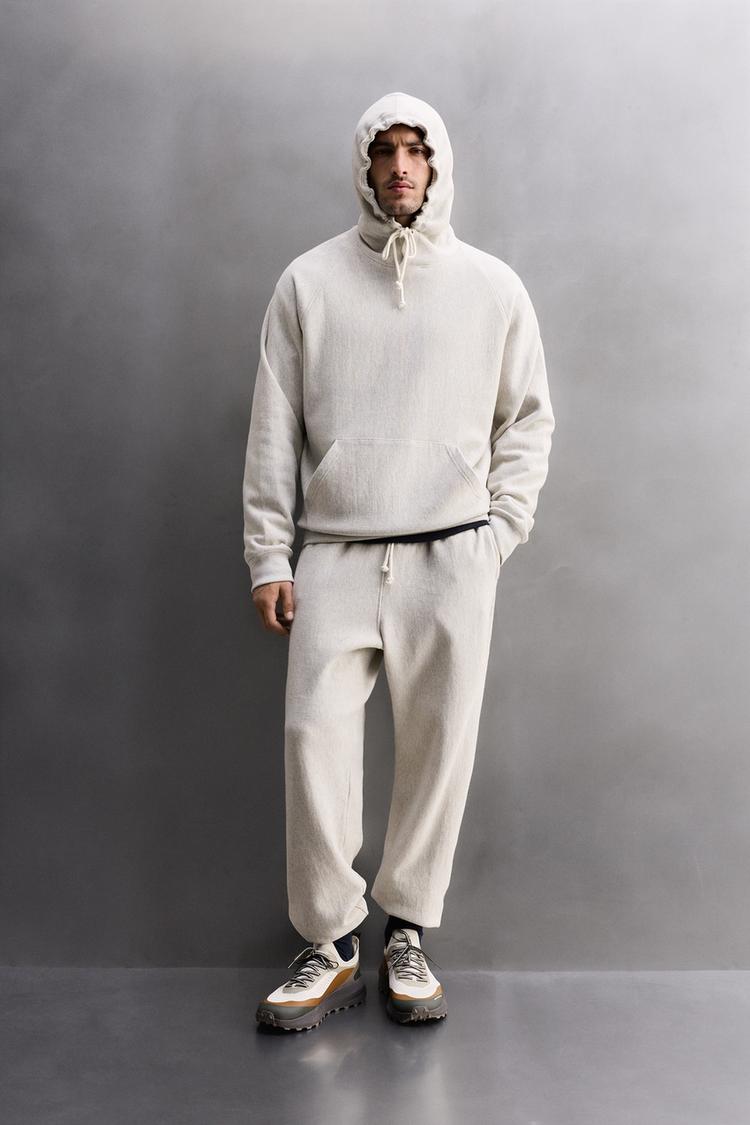 TRAINING HOODIE Grey marl ZARA Spain