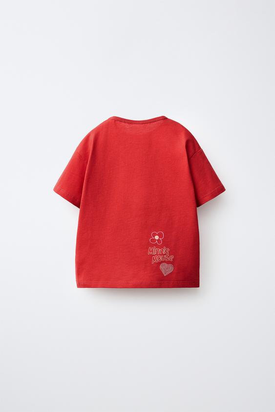 T-SHIRT MINNIE MOUSE © DISNEY - Rouge de Zara - Image 1