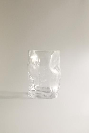 Zara WAVY GLASS TUMBLER -  - Image 0