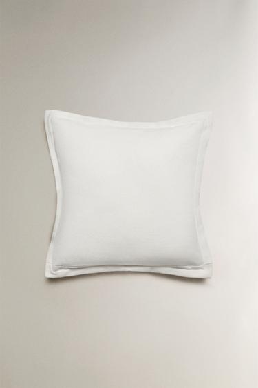 PERCALE CUSHION COVER - White by Zara - Image 2