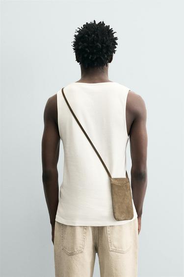 DÉBARDEUR CÔTELÉ - Blanc de Zara - Image 2