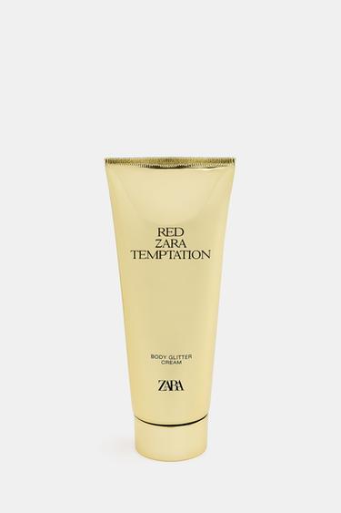 RED ZARA TEMPTATION BODY GLITTER CREAM 100ML (3.4 FL. OZ). - Tonet Læder fra Zara - Billede 0