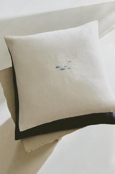 FISH CUSHION COVER - Oyster-white by Zara - Image 5