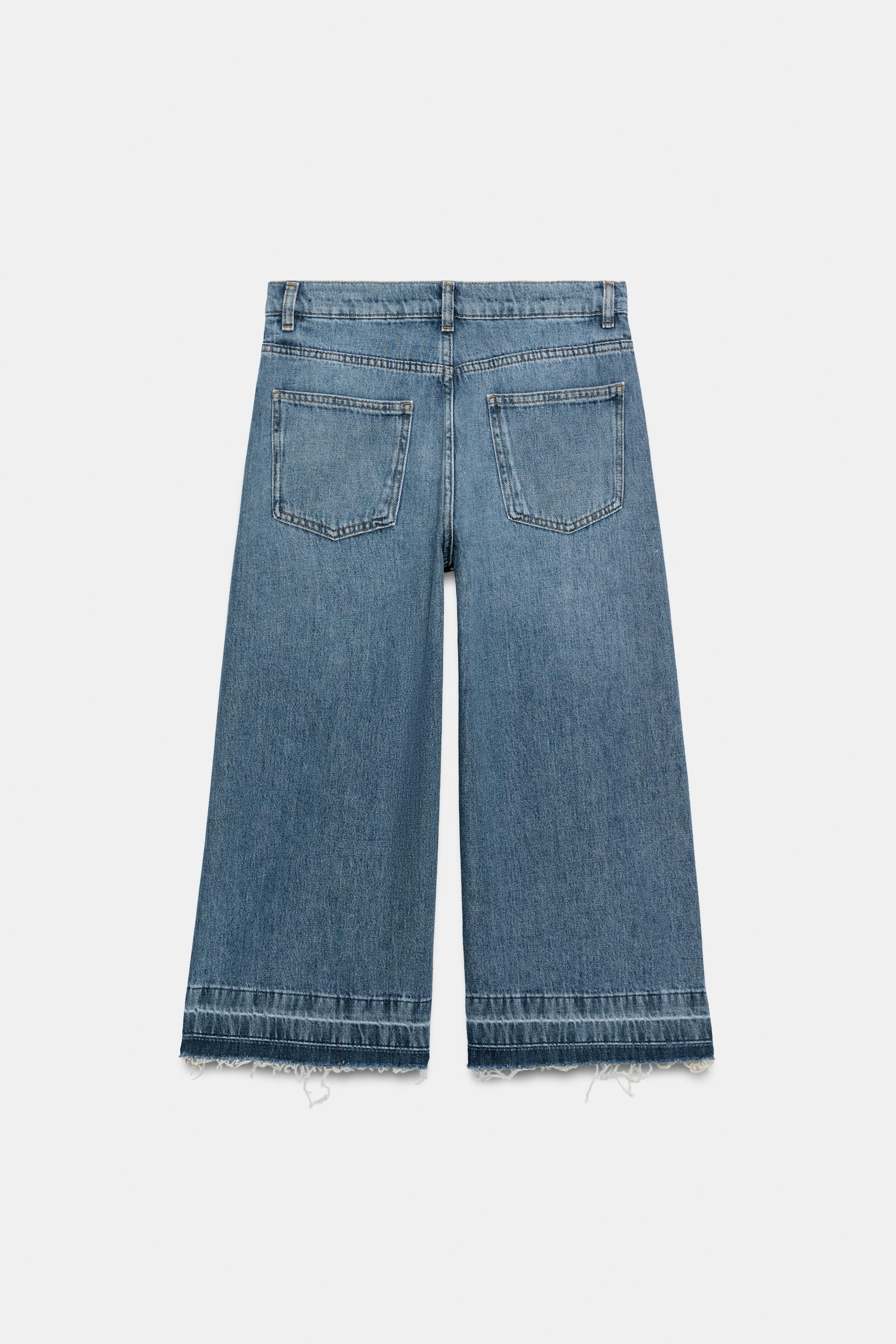 ZW COLLECTION WIDE LEG DENIM SHORTS