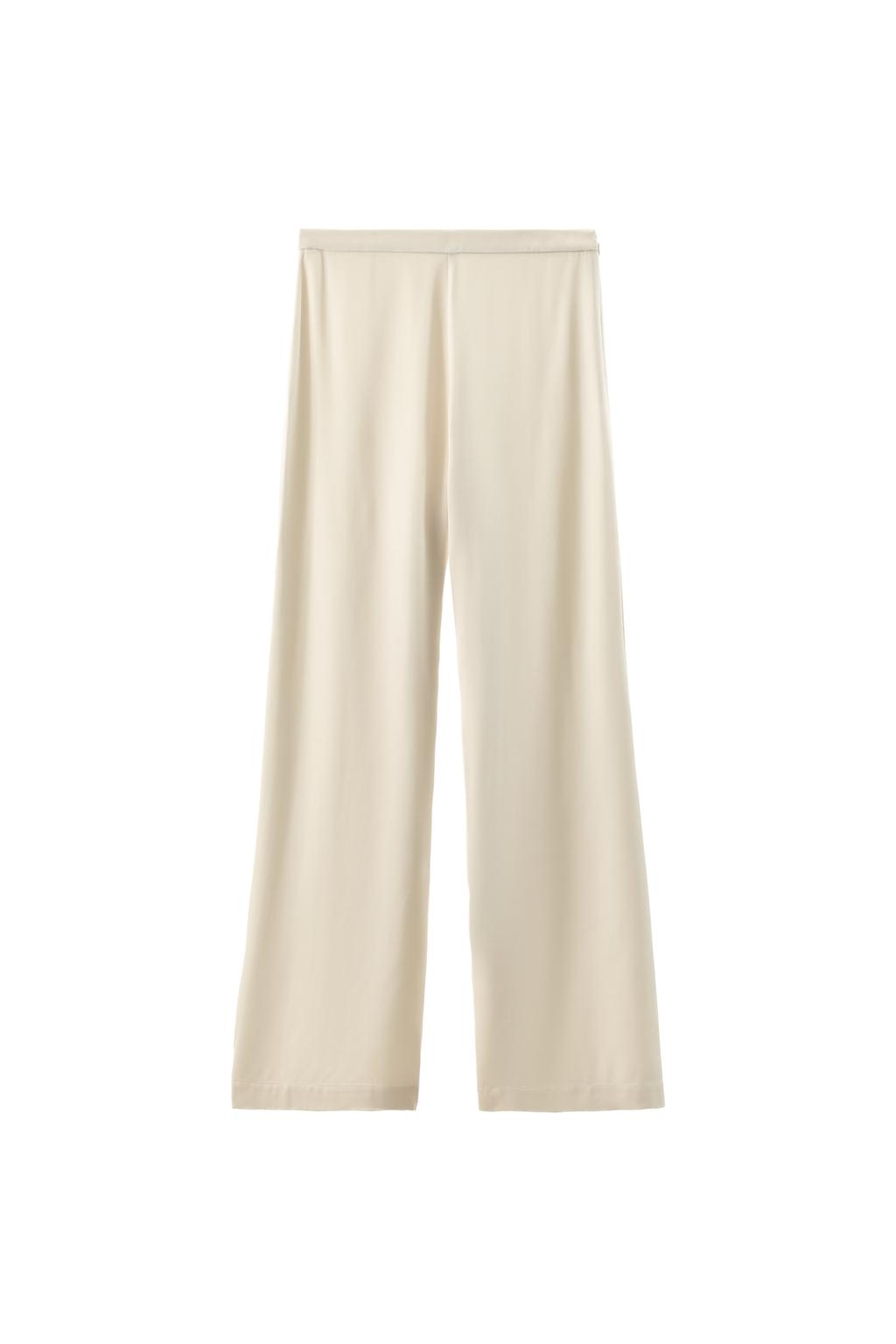100% VISCOSE SATIN EFFECT PANTS - image 3
