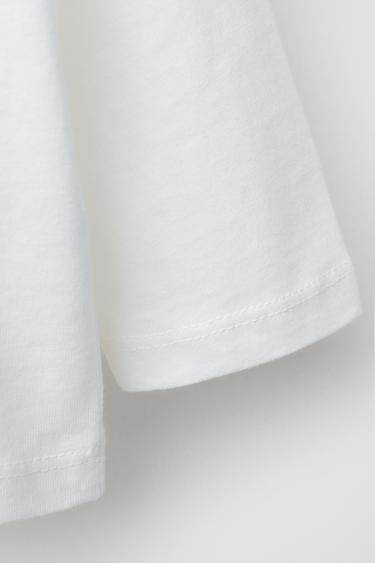 T-SHIRT AVEC DÉCOR CHIEN - Blanc cassé de Zara - Image 3