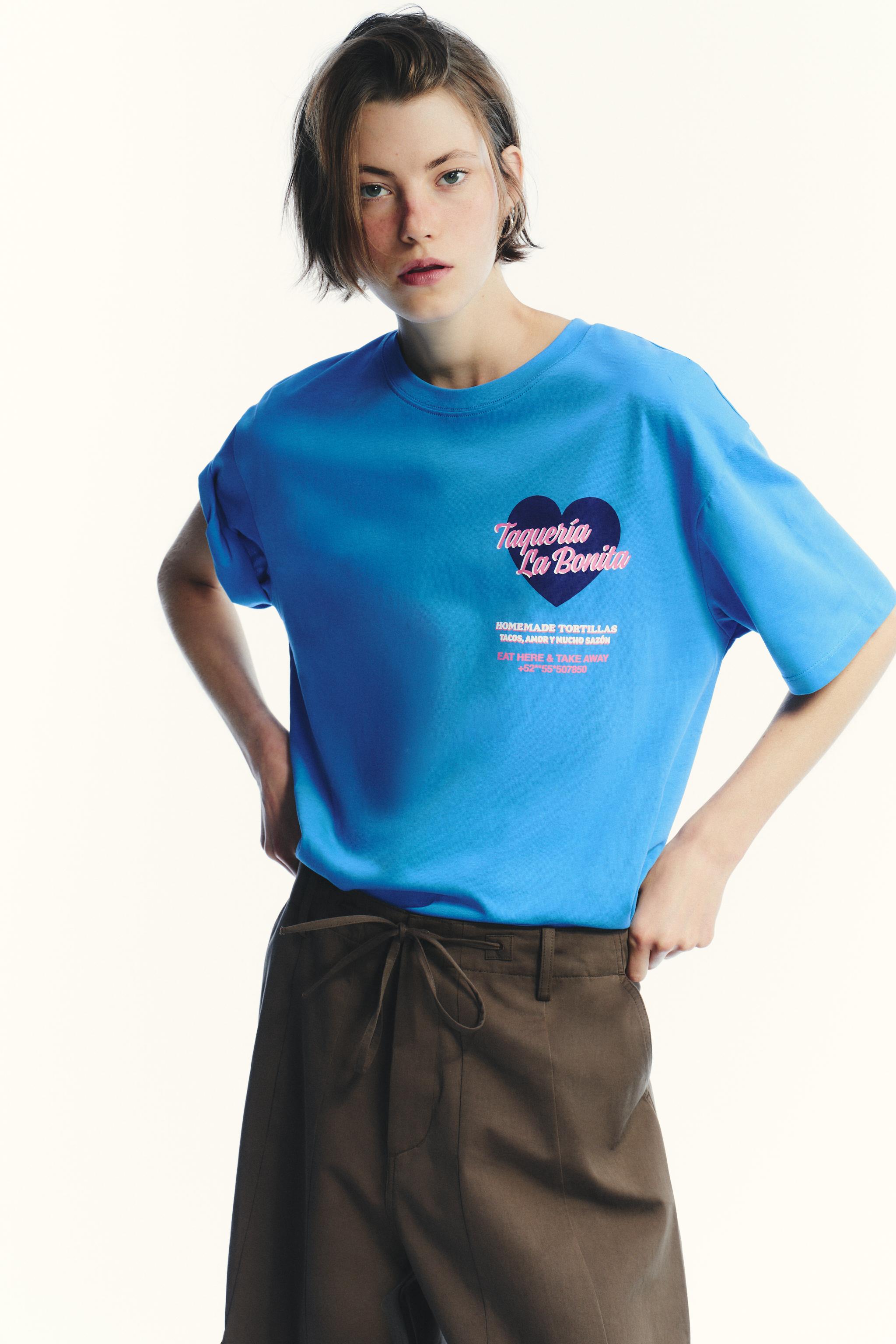 ★ドイツ発*ZARA*新作*SLOGANスリーブレスTシャツ/WB★ コントラストスリーブ Tシャツ ZARA X BODY GLOVE ® - ホワイト