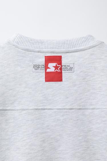 STARTER ® PRINTED SWEATSHIRT - Grey marl by Zara - Image 2