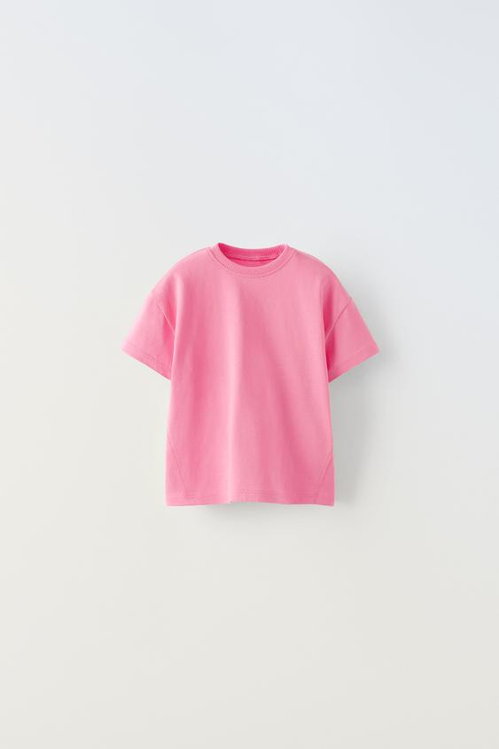 Zara Camiseta niña rosa estampada – The Class Room