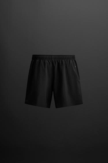 SHORT TECHNIQUE PERFORÉ - Noir de Zara - Image 6