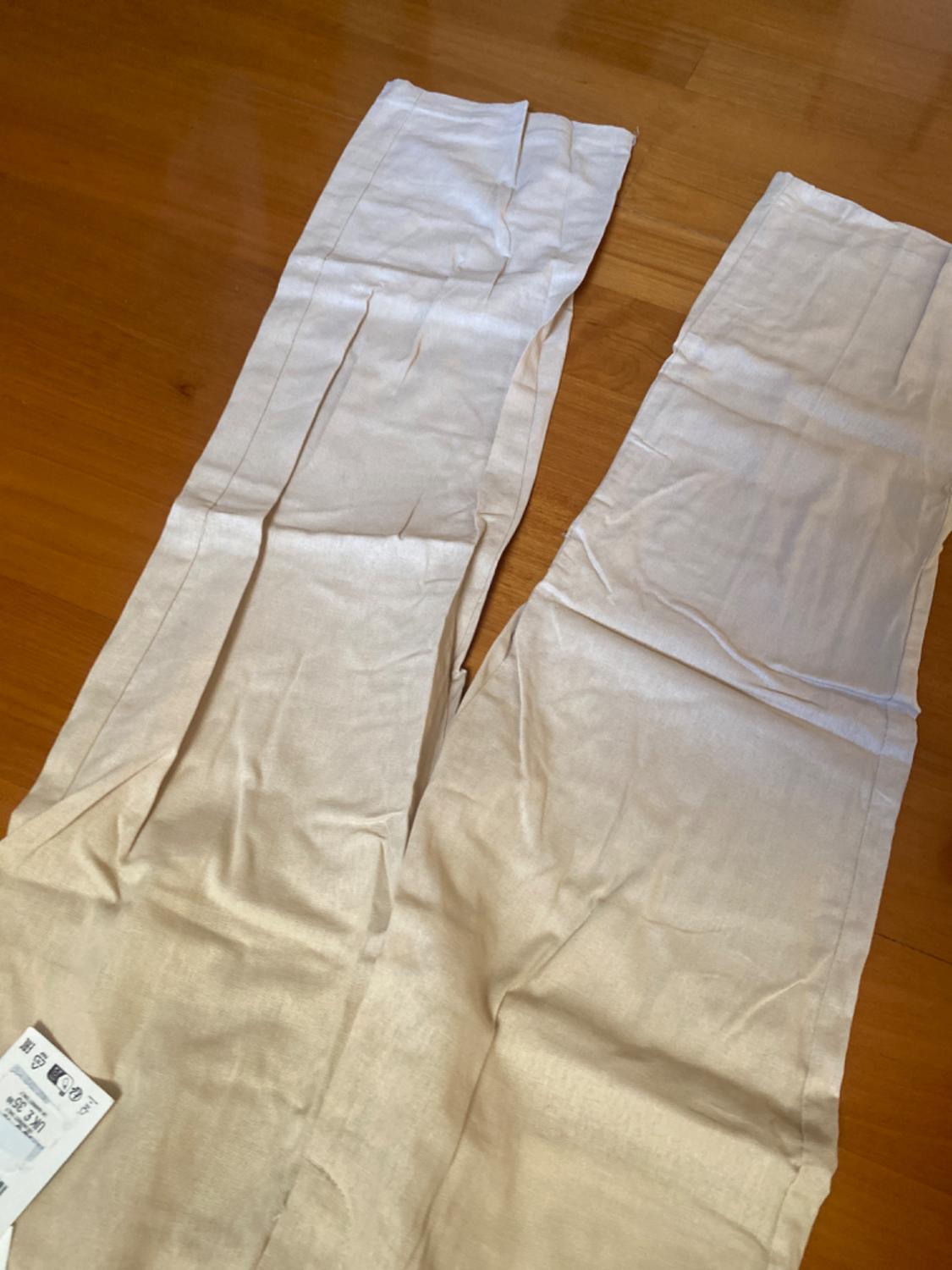 LOW-RISE STRAIGHT-LEG LINEN BLEND TROUSERS - Image 4
