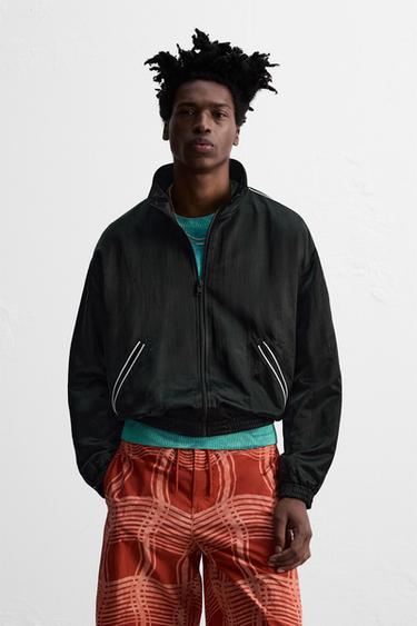 EMBROIDERED BOMBER JACKET© OTIS KWAME KYE QUAICOE - Black by Zara