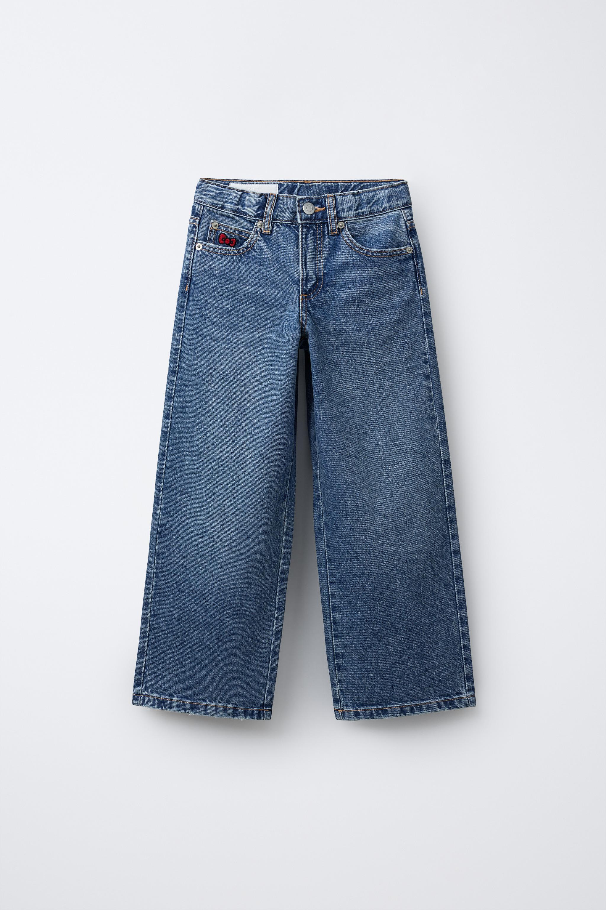 JEANS STRAIGHT HELLO KITTY © SANRIO - Blau | ZARA Deutschland