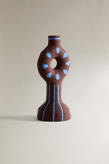 PAPIER-MÂCHÉ CANDLESTICK - various by Zara - Image 1