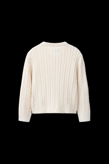 CHAQUETA PUNTO OCHOS - Crudo de Zara