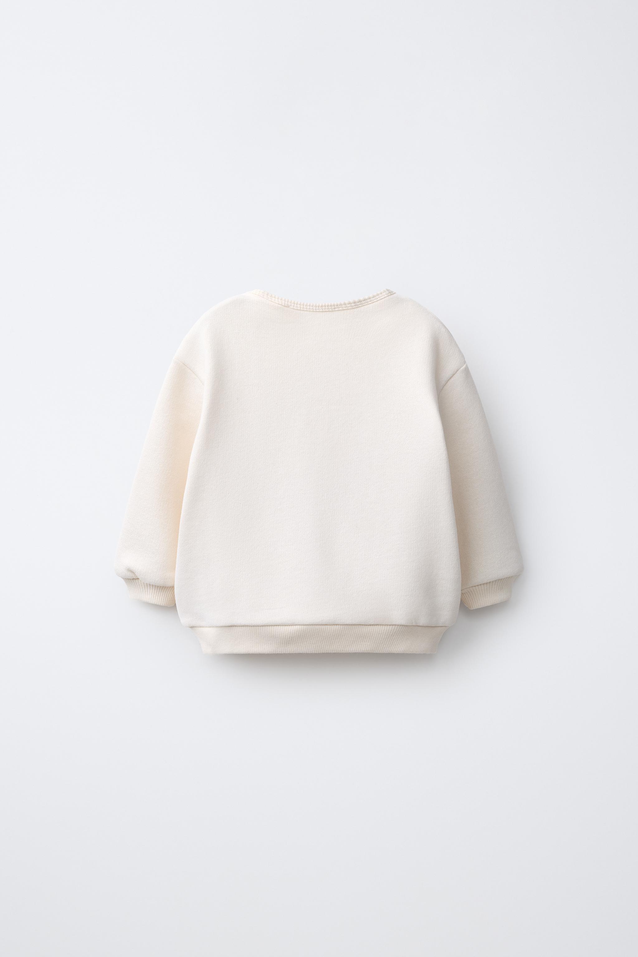 Детские худи Zara WINNIE THE POOH © DISNEY EMBROIDERED SWEATSHIRT — фото 3