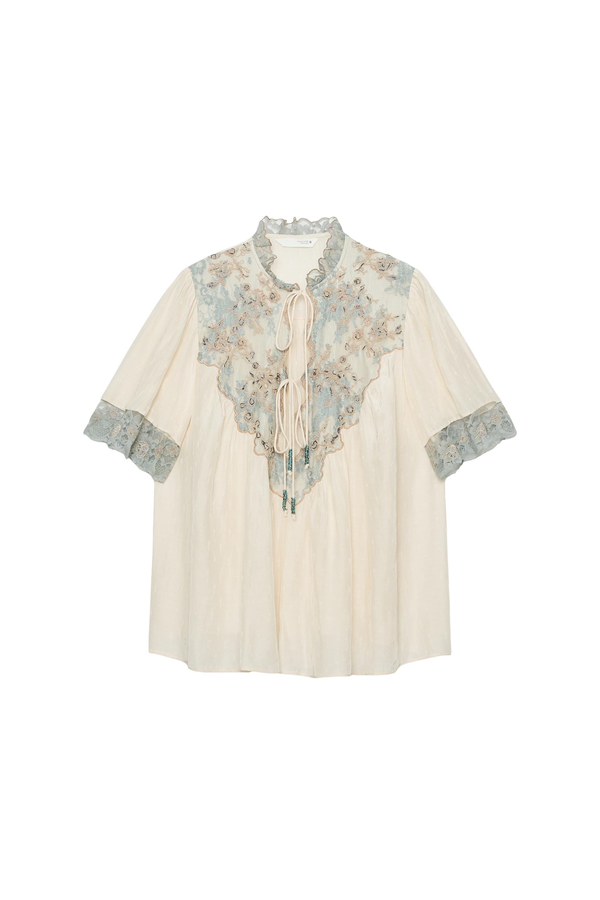 BLUSA ENCAJE ZW COLLECTION