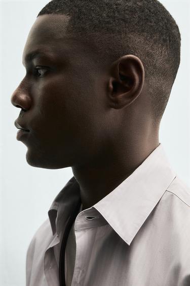 CHEMISE JACQUARD RAYURES - rayures de Zara - Image 5