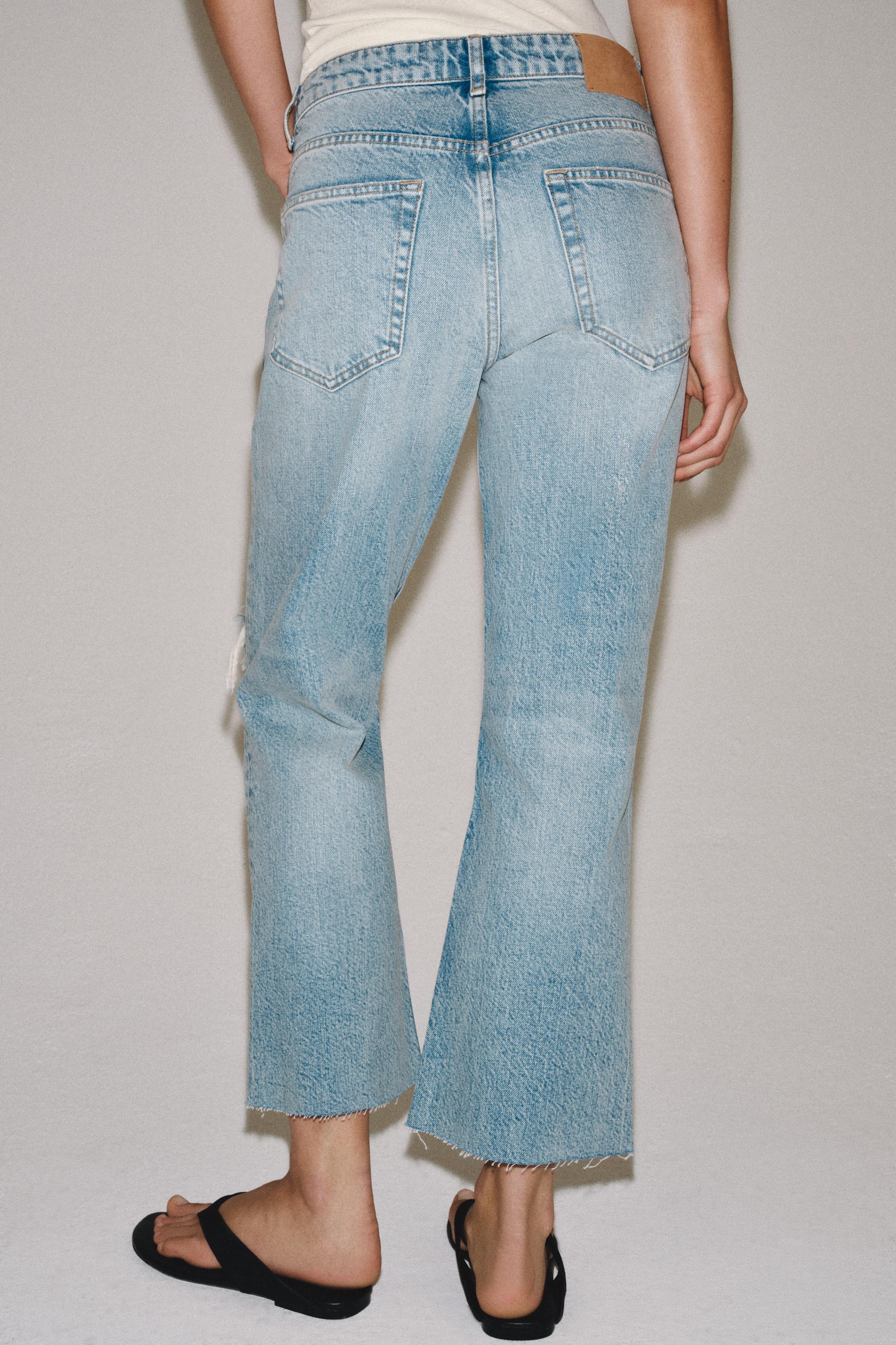 JEAN ZW COLLECTION RELAXED BOOTCUT TAILLE MOYENNE CROPPED